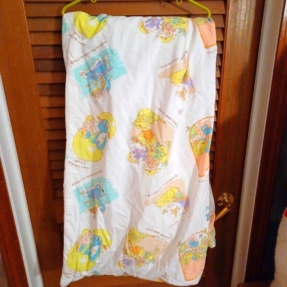 Vintage 1987 Tiny Dinos Crib Comforter - Picture 9 of 9